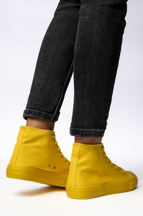 Dámské tenisky KLOMEXA YELLOW, Barva: žlutá, IVET.EU - Stylové oblečení