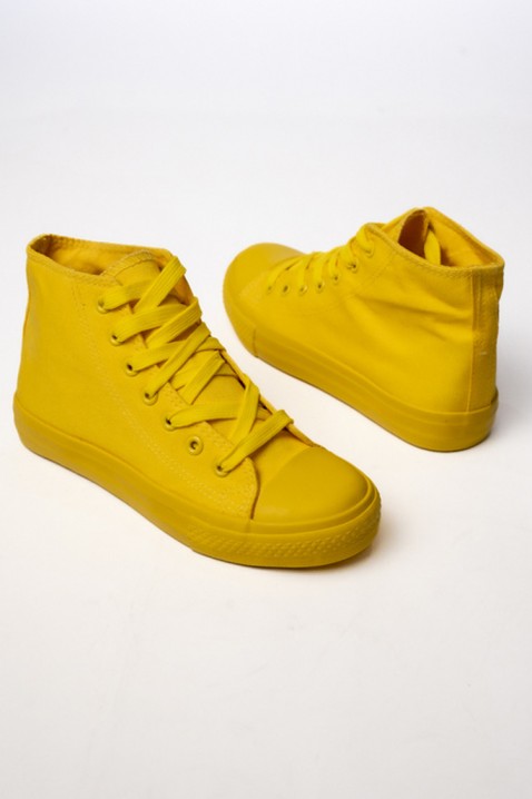 Dámské tenisky KLOMEXA YELLOW, Barva: žlutá, IVET.EU - Stylové oblečení