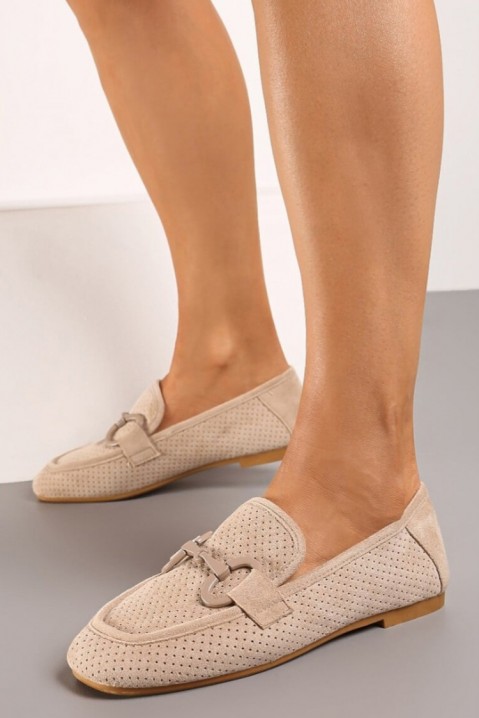 Dámské mokasíny FIOLMEVA BEIGE, Barva: béžová, IVET.EU - Stylové oblečení