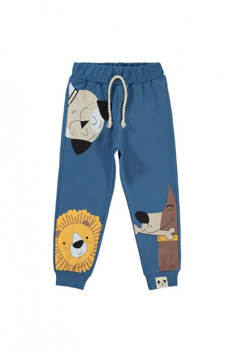 Dětské kalhoty BOBONSI BLUE, Barva: světlemodrá, IVET.EU - Stylové oblečení