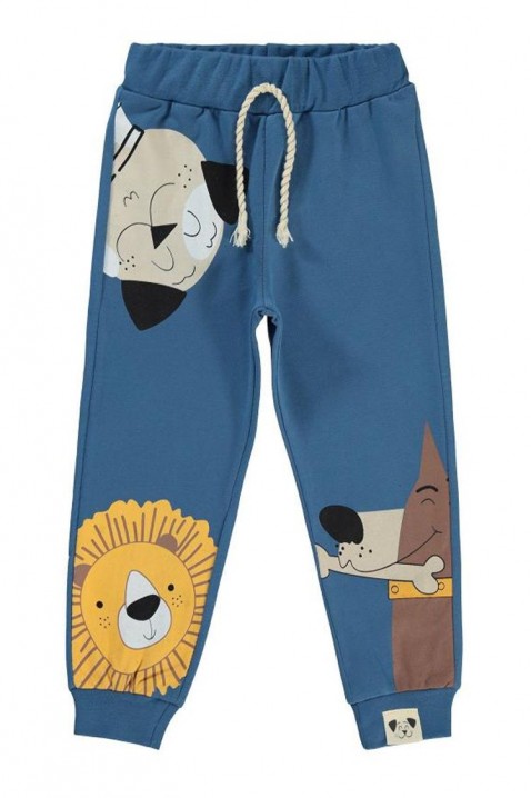 Dětské kalhoty BOBONSI BLUE, Barva: světlemodrá, IVET.EU - Stylové oblečení