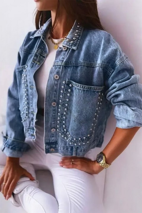 Τζίν μπουφάν GORLINVA, Χρώμα: denim, IVET.EU - Εκπτώσεις έως -80%