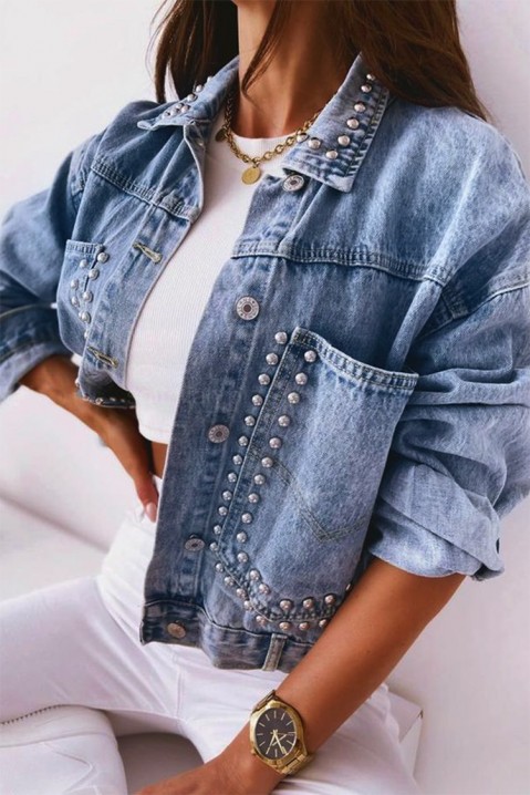 Τζίν μπουφάν GORLINVA, Χρώμα: denim, IVET.EU - Εκπτώσεις έως -80%
