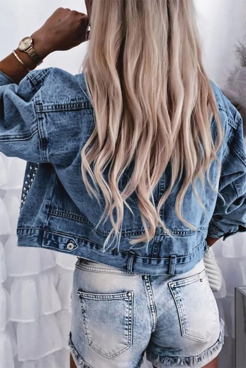 Τζίν μπουφάν GORLINVA, Χρώμα: denim, IVET.EU - Εκπτώσεις έως -80%