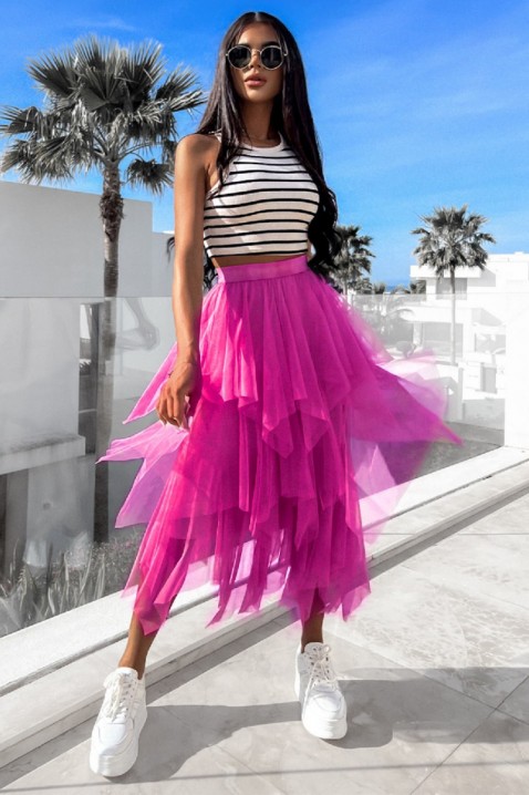 Sukně VELMORTA FUCHSIA, Barva: fuchsiová, IVET.EU - Stylové oblečení