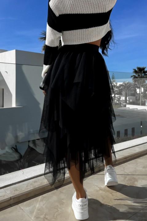 Sukně VELMORTA BLACK, Barva: černá, IVET.EU - Stylové oblečení