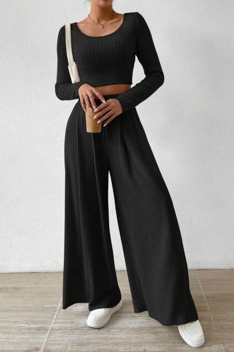 Komplet DARLINA BLACK, Barva: černá, IVET.EU - Stylové oblečení