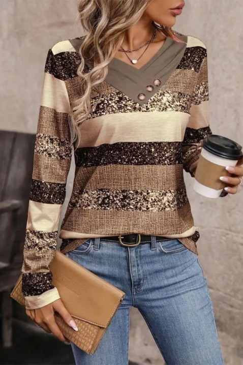 Dámská halenka KERLONKA, Barva: béžová, IVET.EU - Stylové oblečení
