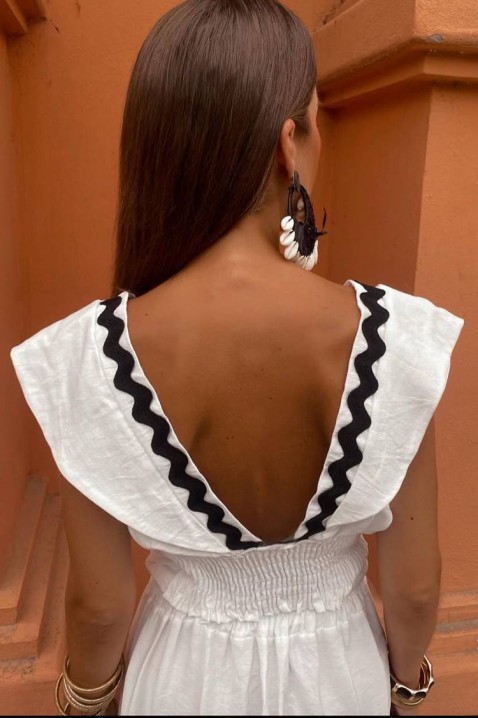 Φόρεμα DRIONESA WHITE, Χρώμα: άσπρο, IVET.EU - Εκπτώσεις έως -80%