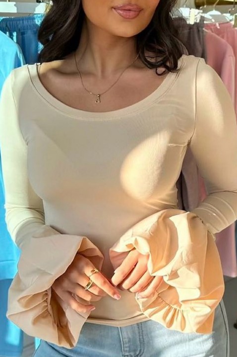 Dámská halenka ATELMIFA BEIGE, Barva: béžová, IVET.EU - Stylové oblečení