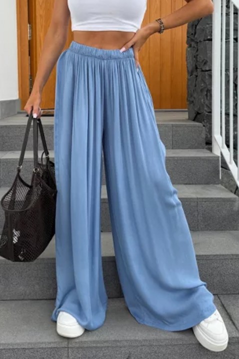 Kalhoty VELONKA BLUE, Barva: světlemodrá, IVET.EU - Stylové oblečení