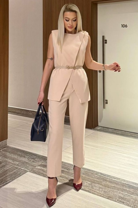 Komplet SOLFENA BEIGE, Barva: béžová, IVET.EU - Stylové oblečení