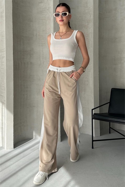 Παντελόνι GERMONZA BEIGE, Χρώμα: μπεζ, IVET.EU - Εκπτώσεις έως -80%