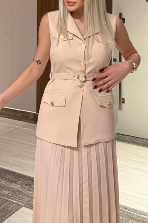 Komplet RILMORZA BEIGE, Barva: béžová, IVET.EU - Stylové oblečení