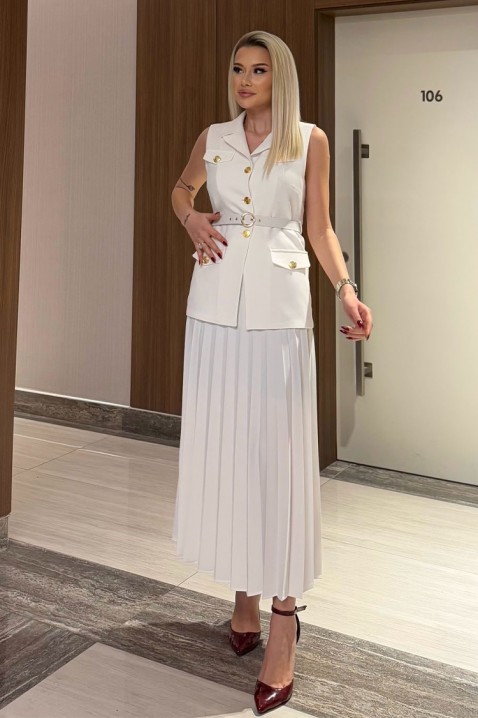 Komplet RILMORZA WHITE, Barva: bílá, IVET.EU - Stylové oblečení