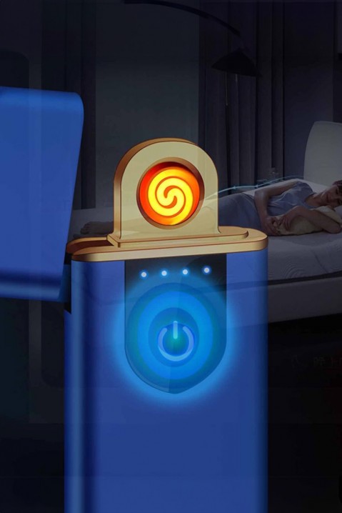 Αναπτήρας USB TOUCH διπλής όψης MOLBI BLUE, Χρώμα: μπλε, IVET.EU - Εκπτώσεις έως -80%