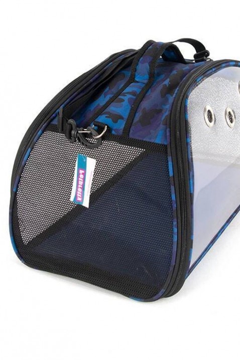 Přepravní taška pro zvířata GRONJI BLUE 50x28x28 cm, Barva: světlemodrá, IVET.EU - Stylové oblečení