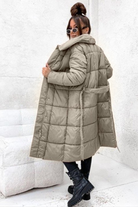 Μπουφάν DARIAMA BEIGE, Χρώμα: μπεζ, IVET.EU - Εκπτώσεις έως -80%