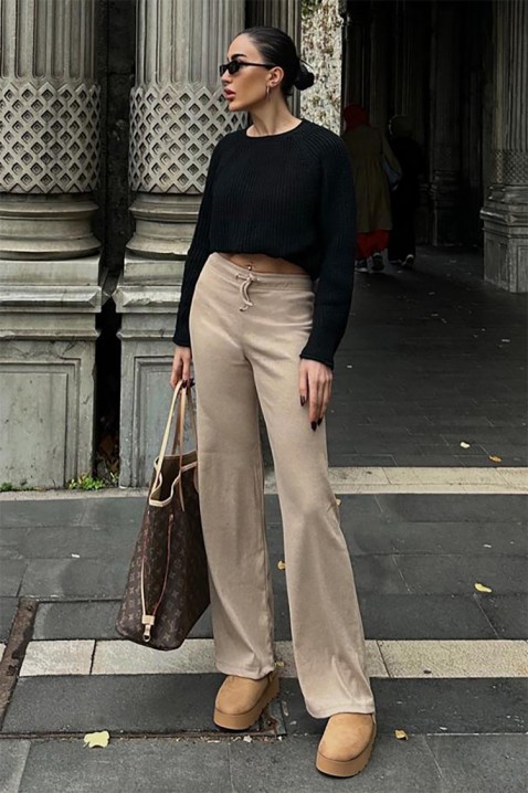Kalhoty GERVINZA BEIGE, Barva: béžová, IVET.EU - Stylové oblečení