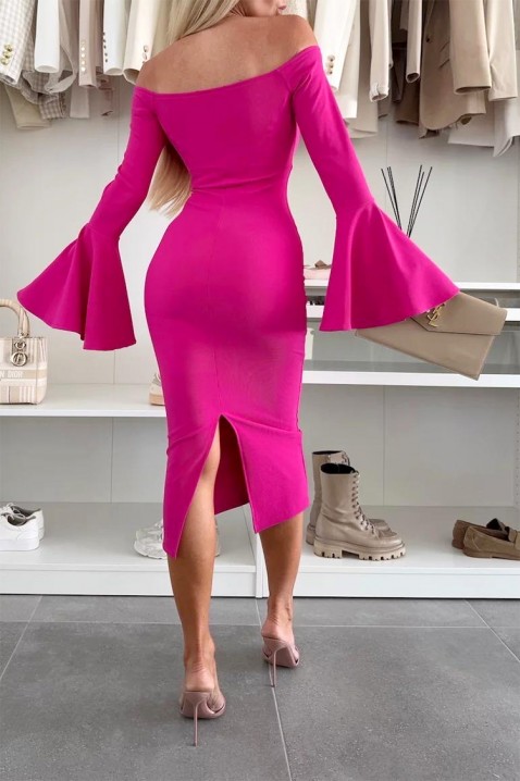 Φόρεμα VARVILZA FUCHSIA, Χρώμα: φούξια, IVET.EU - Εκπτώσεις έως -80%