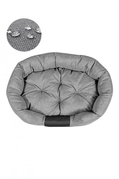 Luxusní pelíšek CARZO 100 cm x 75 cm, Barva: šedá, IVET.EU - Stylové oblečení