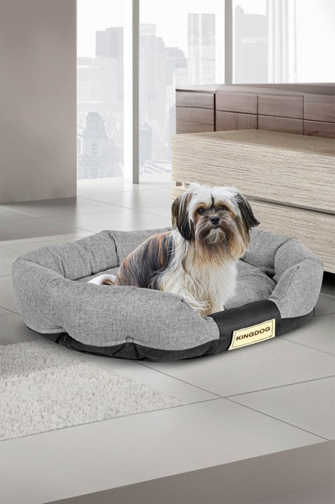 Πολυτελές κρεβάτι CARZO GREY 115 cm Х 95 cm, Χρώμα: γκρι, IVET.EU - Εκπτώσεις έως -80%