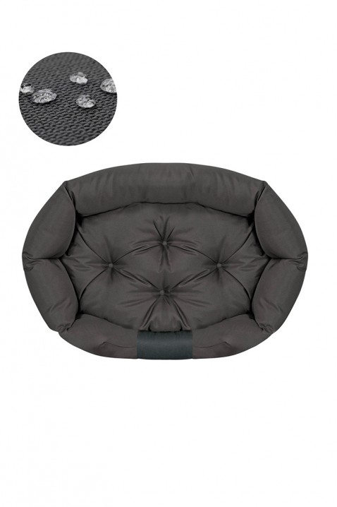 Luxusný pelech CARZO BLACK 115 cm x 95 cm, Farba: čierna, IVET.EU - Štýlové oblečenie