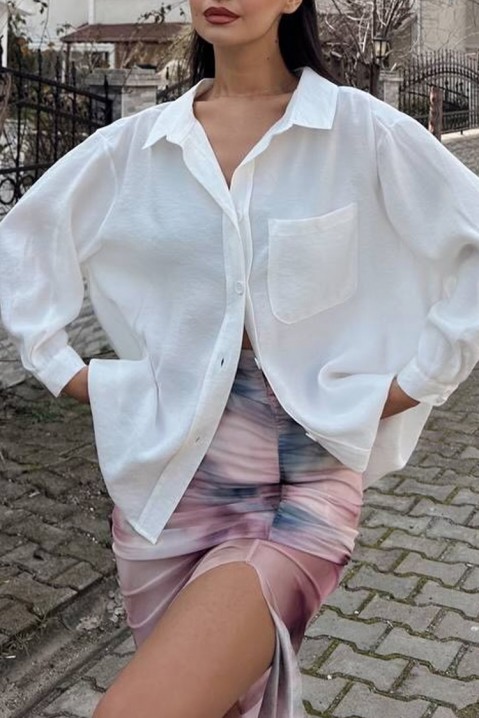 Dámská košile VODENFA WHITE, Barva: bílá, IVET.EU - Stylové oblečení