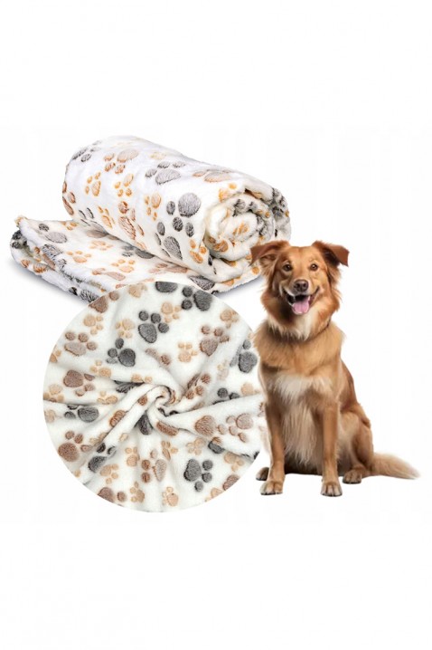 Deka pre psov ZISKONZO WHITE 100 cm X 70 cm, Farba: biela, IVET.EU - Štýlové oblečenie