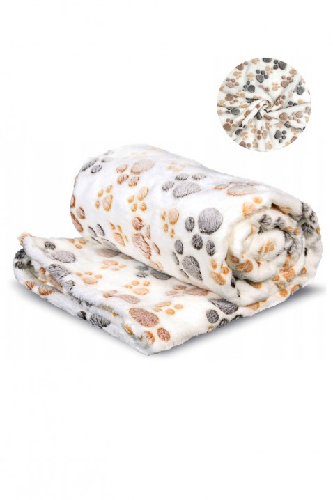 Deka pre psov ZISKONZO WHITE 100 cm X 70 cm, Farba: biela, IVET.EU - Štýlové oblečenie