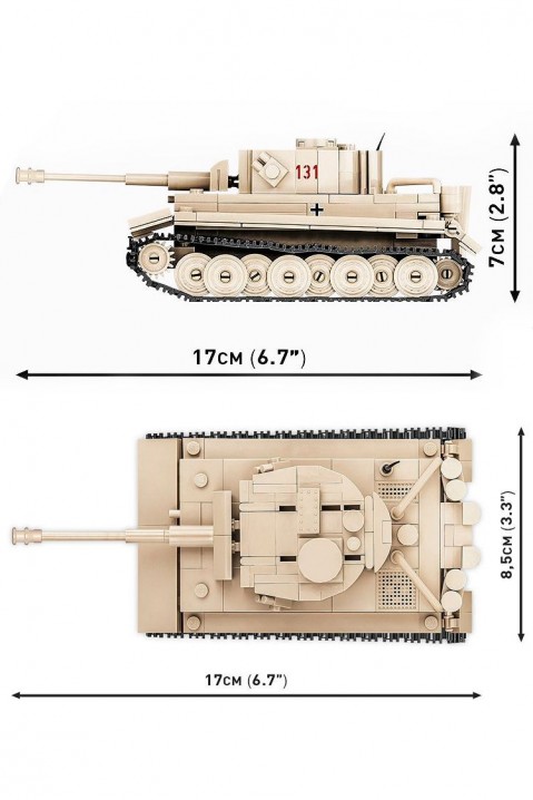 Stavebnice Cobi Tank PzKpfw VI Tiger 131 - 340 kusůIVET.EU - Stylové oblečení