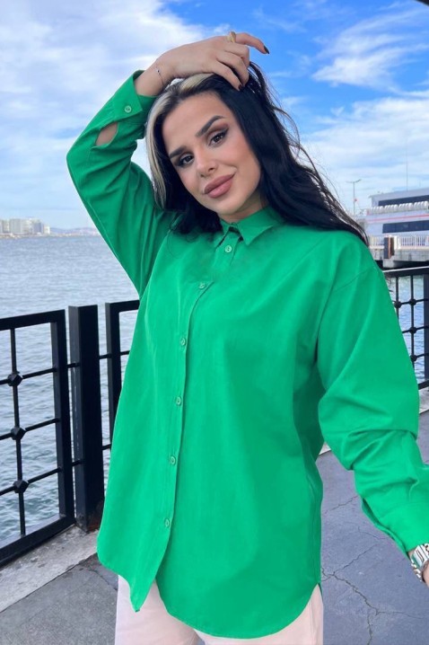 Dámská košile MILENFIA GREEN, Barva: zelená, IVET.EU - Stylové oblečení