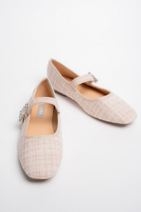 Dámská obuv ZANGELDA BEIGE, Barva: béžová, IVET.EU - Stylové oblečení