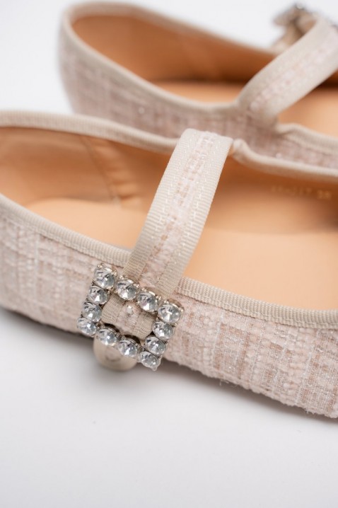 Dámská obuv ZANGELDA BEIGE, Barva: béžová, IVET.EU - Stylové oblečení