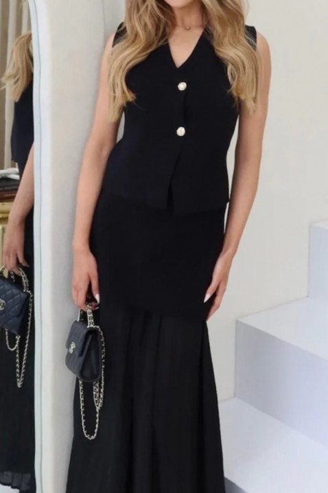 Komplet RIXELJA BLACK, Barva: černá, IVET.EU - Stylové oblečení