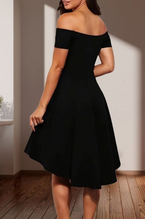 Φόρεμα FERLONGA BLACK, Χρώμα: μαύρο, IVET.EU - Εκπτώσεις έως -80%