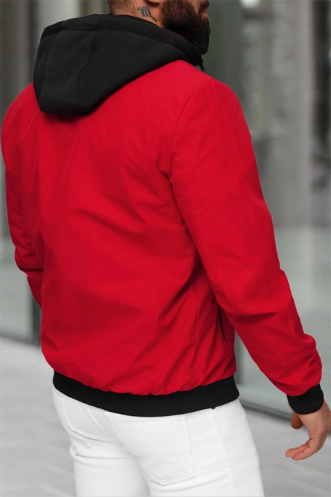Pánská bunda MIOFELO RED, Barva: červená, IVET.EU - Stylové oblečení