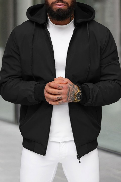 Pánská bunda MIOFELO BLACK, Barva: černá, IVET.EU - Stylové oblečení
