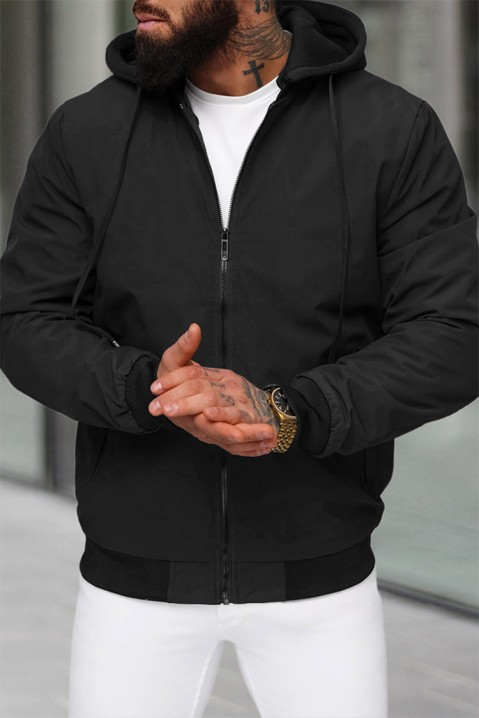 Pánská bunda MIOFELO BLACK, Barva: černá, IVET.EU - Stylové oblečení