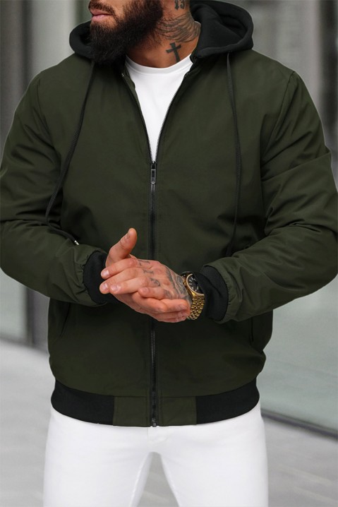 Pánská bunda MIOFELO KHAKI, Barva: khaki, IVET.EU - Stylové oblečení
