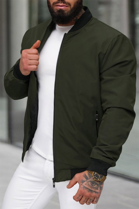 Pánská bunda MIOFELO KHAKI, Barva: khaki, IVET.EU - Stylové oblečení