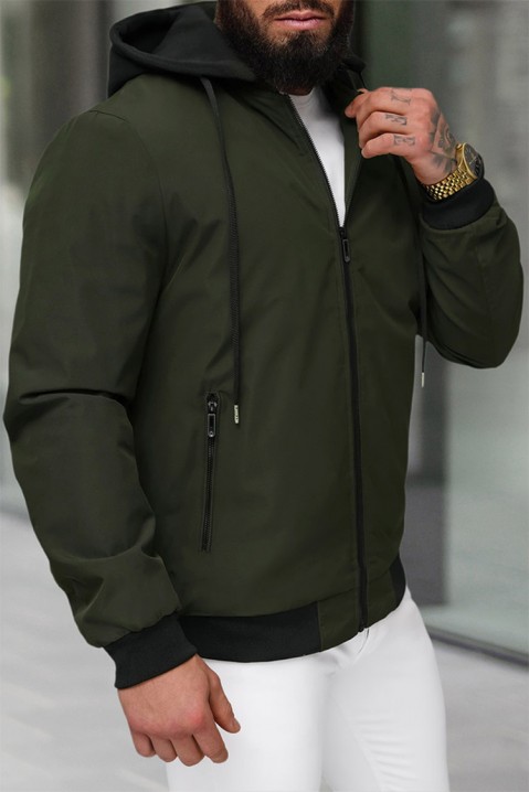 Pánská bunda MIOFELO KHAKI, Barva: khaki, IVET.EU - Stylové oblečení