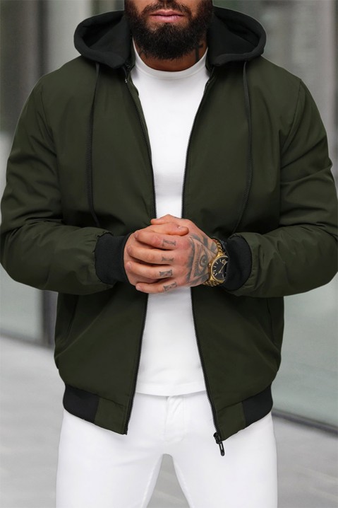 Pánská bunda MIOFELO KHAKI, Barva: khaki, IVET.EU - Stylové oblečení