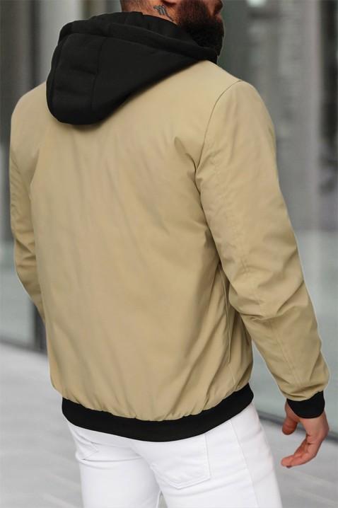 Pánská bunda MIOFELO BEIGE, Barva: béžová, IVET.EU - Stylové oblečení