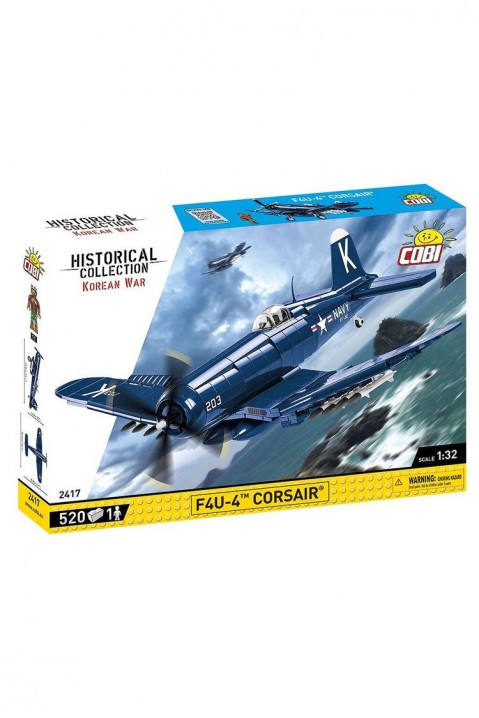 Stavebnice Cobi stíhací letoun F4U-4 Corsair- 520 částíIVET.EU - Stylové oblečení