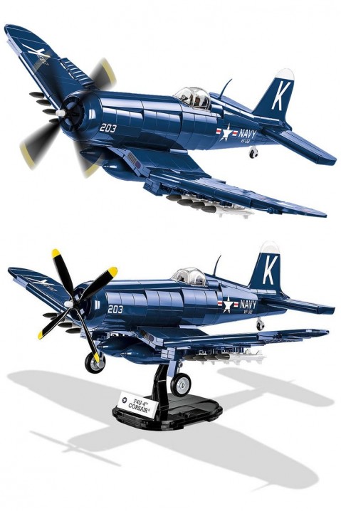 Stavebnice Cobi stíhací letoun F4U-4 Corsair- 520 částíIVET.EU - Stylové oblečení