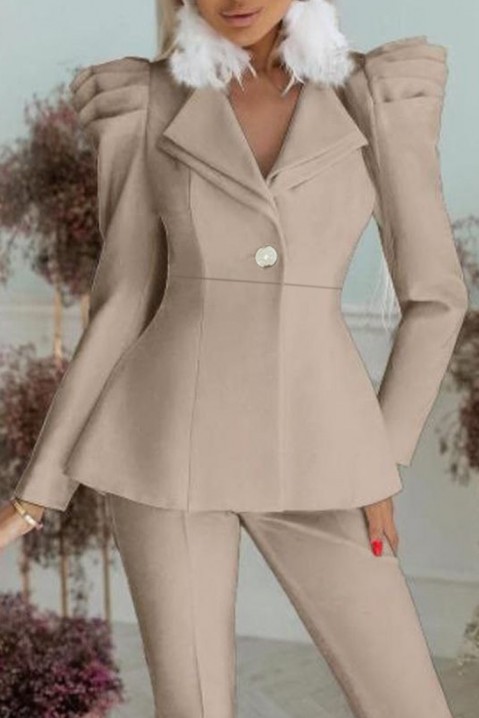 Σύνολο LOFENGA BEIGE, Χρώμα: μπεζ, IVET.EU - Εκπτώσεις έως -80%