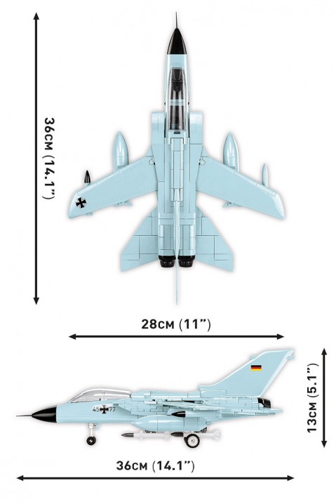 Stavebnice COBI letadlo Panavia Tornado - 493 dílůIVET.EU - Stylové oblečení