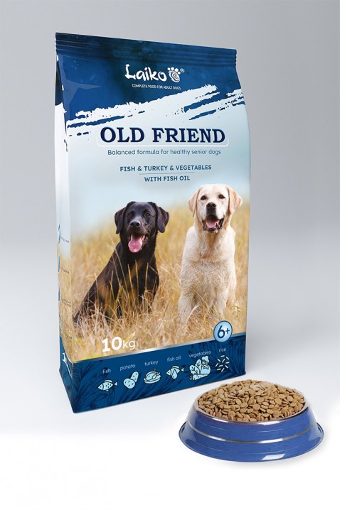 Granule pro psy s ukončeným růstem OLD FRIEND 10 кgIVET.EU - Stylové oblečení