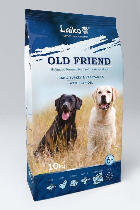 Granule pro psy s ukončeným růstem OLD FRIEND 10 кgIVET.EU - Stylové oblečení